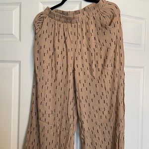 CJLA wide leg ankle pants